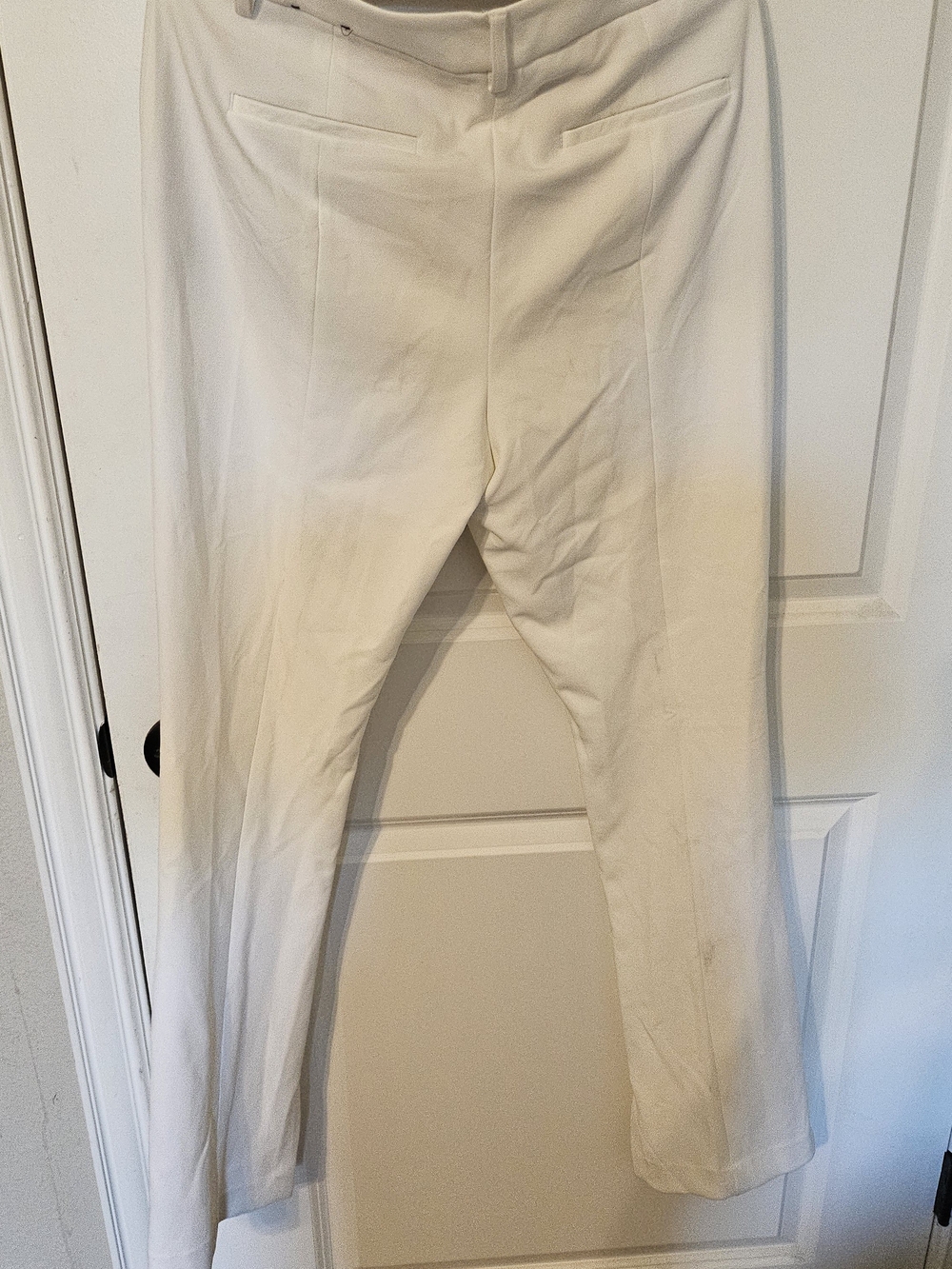 Express Cream Women's Straight Dress Trousers